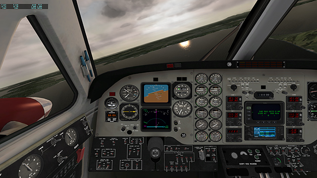 X-Plane 10 - görbe tükör