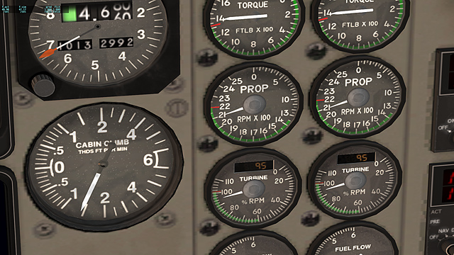 X-Plane 10 - görbe tükör