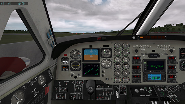 X-Plane 10 - görbe tükör