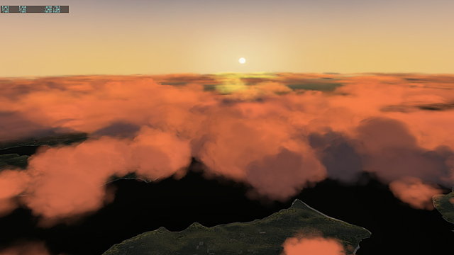 X-Plane 10 - görbe tükör