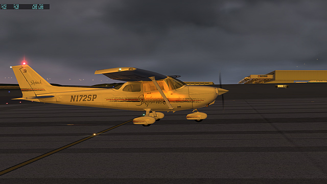 X-Plane 10 - görbe tükör