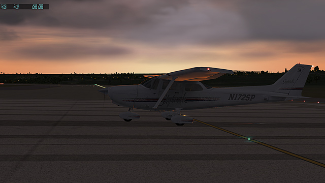 X-Plane 10 - görbe tükör