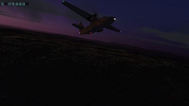X-Plane 10 - görbe tükör - második forduló