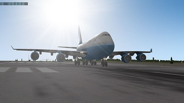X-Plane 10 - görbe tükör - második forduló